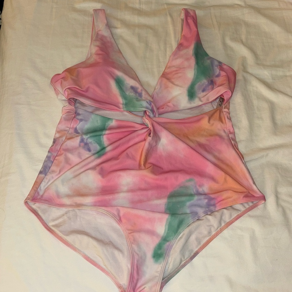 SHEIN tie dye one piece